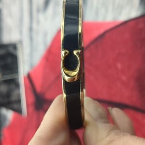 Coach Signature Push Hinged Bangle